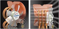 Aerodynamically designed ultra-slim 0.2 mm fins for minimized weight and  reduced airflow resistance