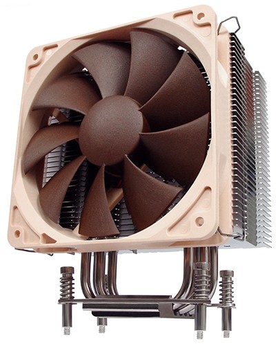 Image shows the quiet NH-U12DX CPU Heatpipe Heatsink for near silent computers.