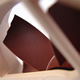 Image shows the Noctua NF-S12B FLX 120mm PC Fan with beveled blade tips to decrease noise and increase air flow.