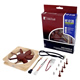 Image shows the Noctua NF-S12B FLX quiet 120mm computer fan and components with retail packaging.
