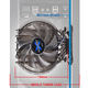 Image shows the Zalman CNPS12X Quiet CPU Cooler Components.