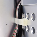 Keep your case tidy with the cable managed interior. Image shows interior cable management to increase airflow.