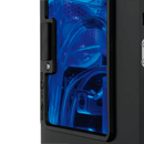 Exchangable side panels. Image shows the two side panels, clear transparent or acrylic.