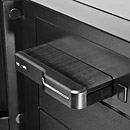 2.5" plug'n play enclosures. Image shows the built in dock design with hot swap capabilities.