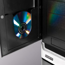 CD pocket in the front door. Image shows a CD in the neat CD pocket in the front door.