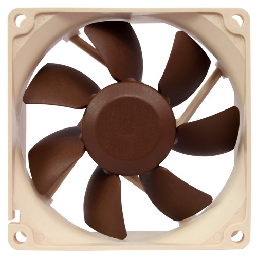 Image shows the Noctua NF-R8 PWM PC Fan uses SSO-Bearing technology.