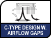 Image shows the C-Type design.