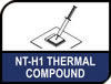 Image shows the Noctua NT-H1 Thermal Compound for minimum thermal resistance.
