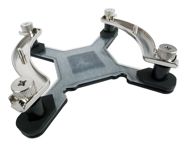Image showing the Noctua NM-I3 mounting kit for the Noctua NH-C12P, NH-U12P, NH-U12P SE1366, NH-U9B, NH-U12F, NH-U9F, NH-U12, NH-U9 heat sinks.