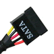 Image shows NZXT Hale 90 Power Supply Serial-ATA Power Connector.