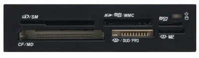 Scythe KAMA 2, 3.5inch drive Card Reader shown in black.