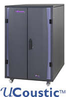 Ucoustic Active 12U, 24U, 42U Quiet Server Rackmount Cabinet