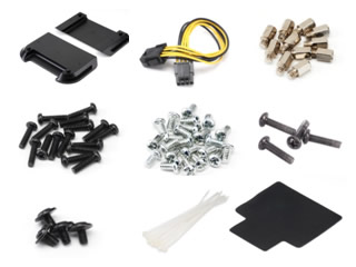 Image shows the Zalman GS1200 components.