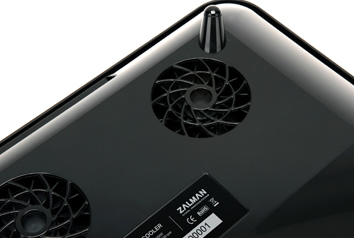 Zalman ZM-NC1500 dual fan system. Image shows dual fan system for the Zalman ZM-NC1500.