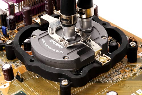 Image shows Zalman ZM-WB5 + Water Cooling Block for Intel Socket 775.