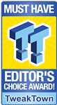 Image shows the AnandTech Gold Award.