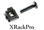 XRackPro2 Cage Nuts & Screws 16mm #10/32 Thread (pack of 24)