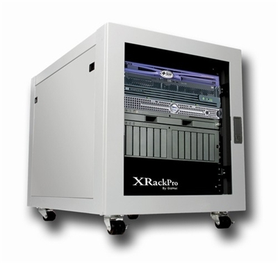 XRackPro2 12U Quiet Rackmount Server Cabinet Platinum