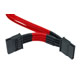 Image shows the NZXT CB 4-pin to 2 SATA premium cable SATA connectors.