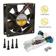 AcoustiFan DustPROOF Premium Quality Ultra Quiet Computer Fan - 80mm AFDP-8025B