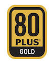 80 Plus Gold. Image shows the 80 plus gold logo.
