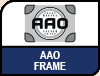 Image shows AAO Frame logo.