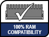 100% RAM Compatibility.