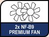 Two premium fans. Premium fan.