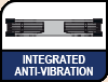 Image shows Integrated Anti-Vibration Pads logo.