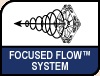 Noctua Focused Flow™ Frame. Image shows the Focused Flow™ Frame logo.