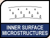 Noctua Inner Surface Microstructures. Image shows Inner Surface Microstructures logo.