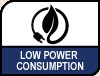 Image shows Ultra-Low Power Consumption logo.