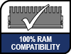 100% RAM Compatibility.