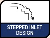Image shows Stepped Inlet Design logo
.