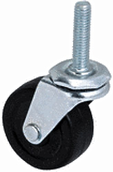 Image shows the XrackPro caster wheels (set of 4). for quiet server racks and cabinets.