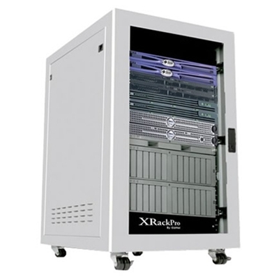 XRackPro2 25U Quiet Rackmount Server Cabinet Platinum
