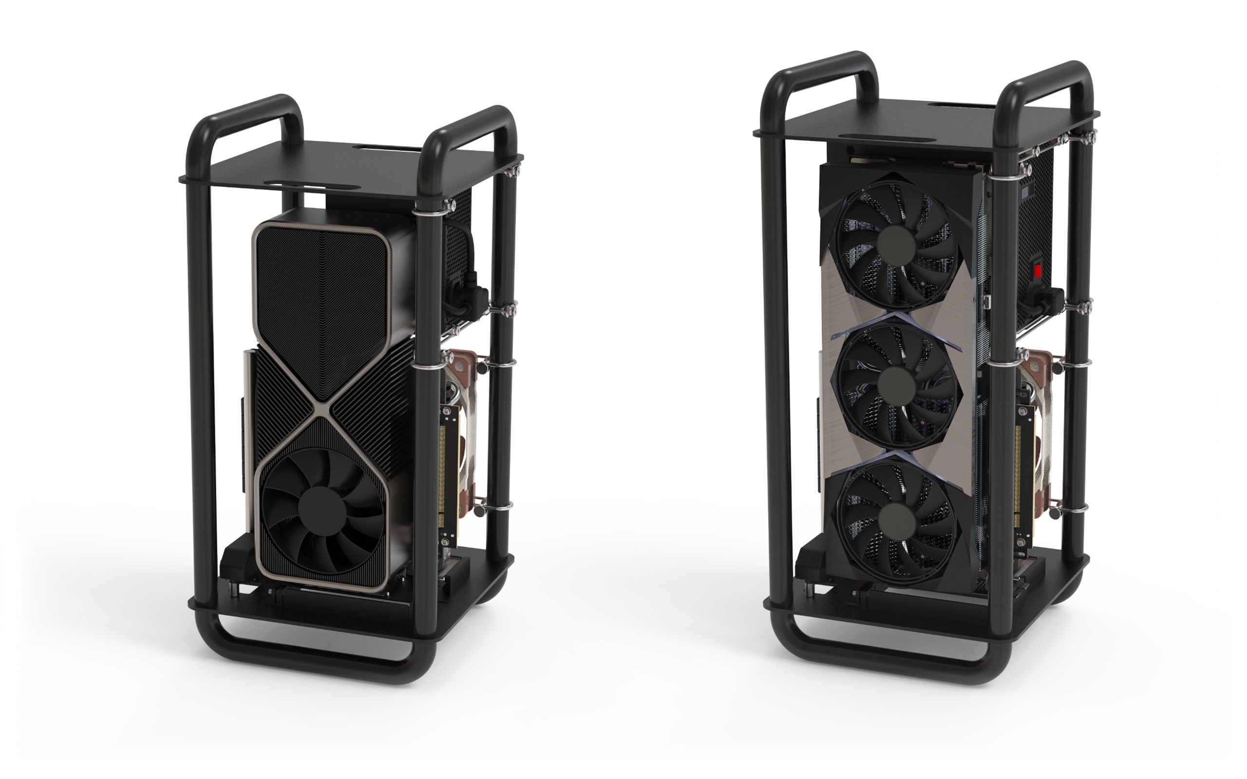 DA6 XL Open PC ITX Case