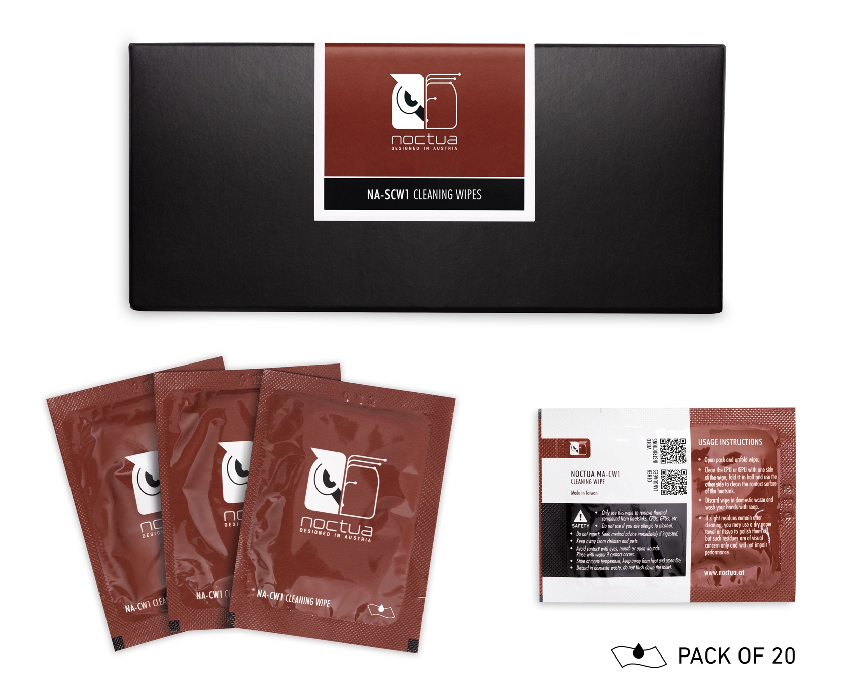 Noctua NA-SCW1 Cleaning Wipes
