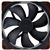 Noctua NF-A14 industrialPPC 3000 PWM 140mm Fan Front View
