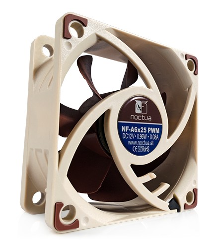 Noctua NF-A6x25 PWM Quiet Computer Cooling Fan 60mm