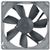 Noctua NF-B9 redux 1600 PWM 120mm Quiet Case Fan Front View 