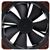 Noctua NF-F12 industrialPPC 2000 PWM 120mm Fan  Front View