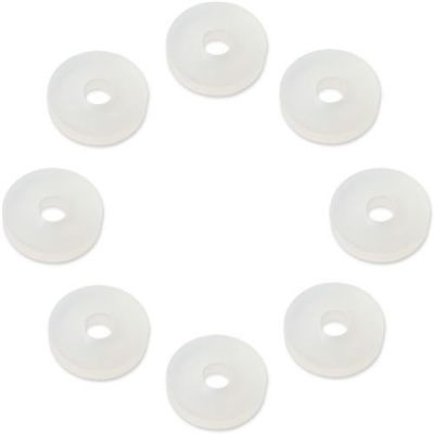 Acousti Anti-Vibration Silicone Washers 8 Pk - Translucent