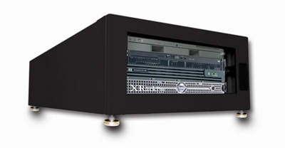 Xrackpro2 4u Quiet Rackmount Server Cabinet Black