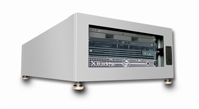 Xrackpro2 4u Quiet Rackmount Server Cabinet Platinum