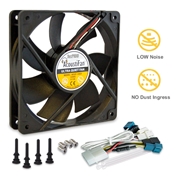 AcoustiFan DustPROOF Premium Quality Ultra Quiet Computer Fan - 120mm AFDP-12025B