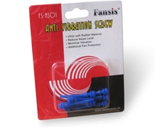 Fansis Silica Gel Anti Vibration Fan Screw  - Blue 8-pack