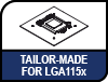Tailor made for LGA115x. Image shows the Noctua Tailor made for LGA115x.